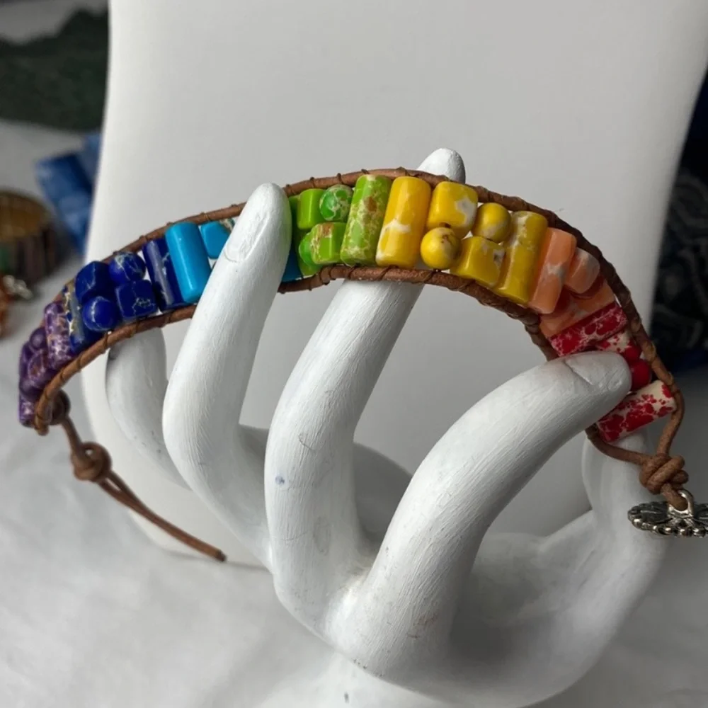 Sunflower rainbow colored